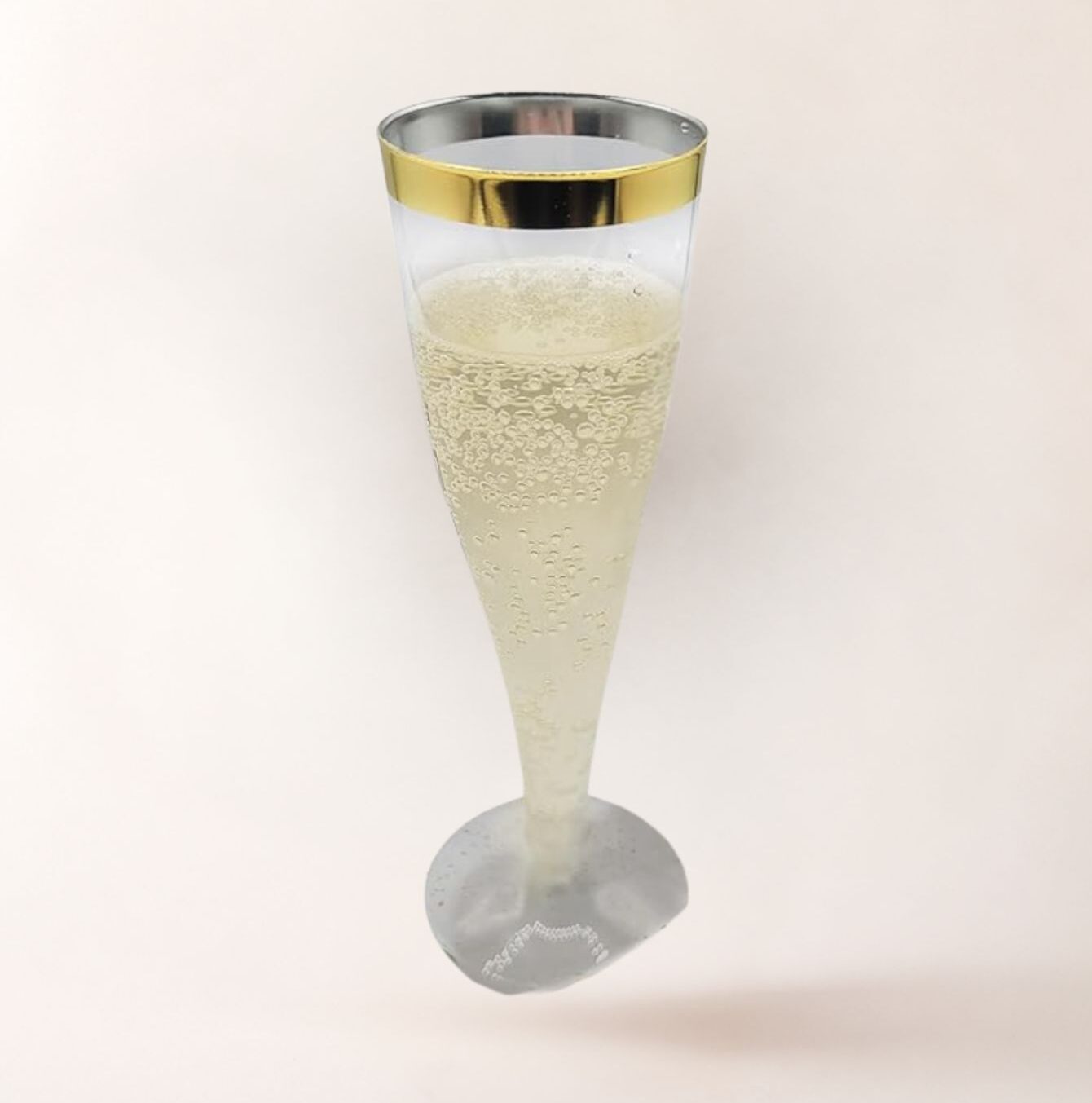 Add Acrylic Disposable Champagne Glass